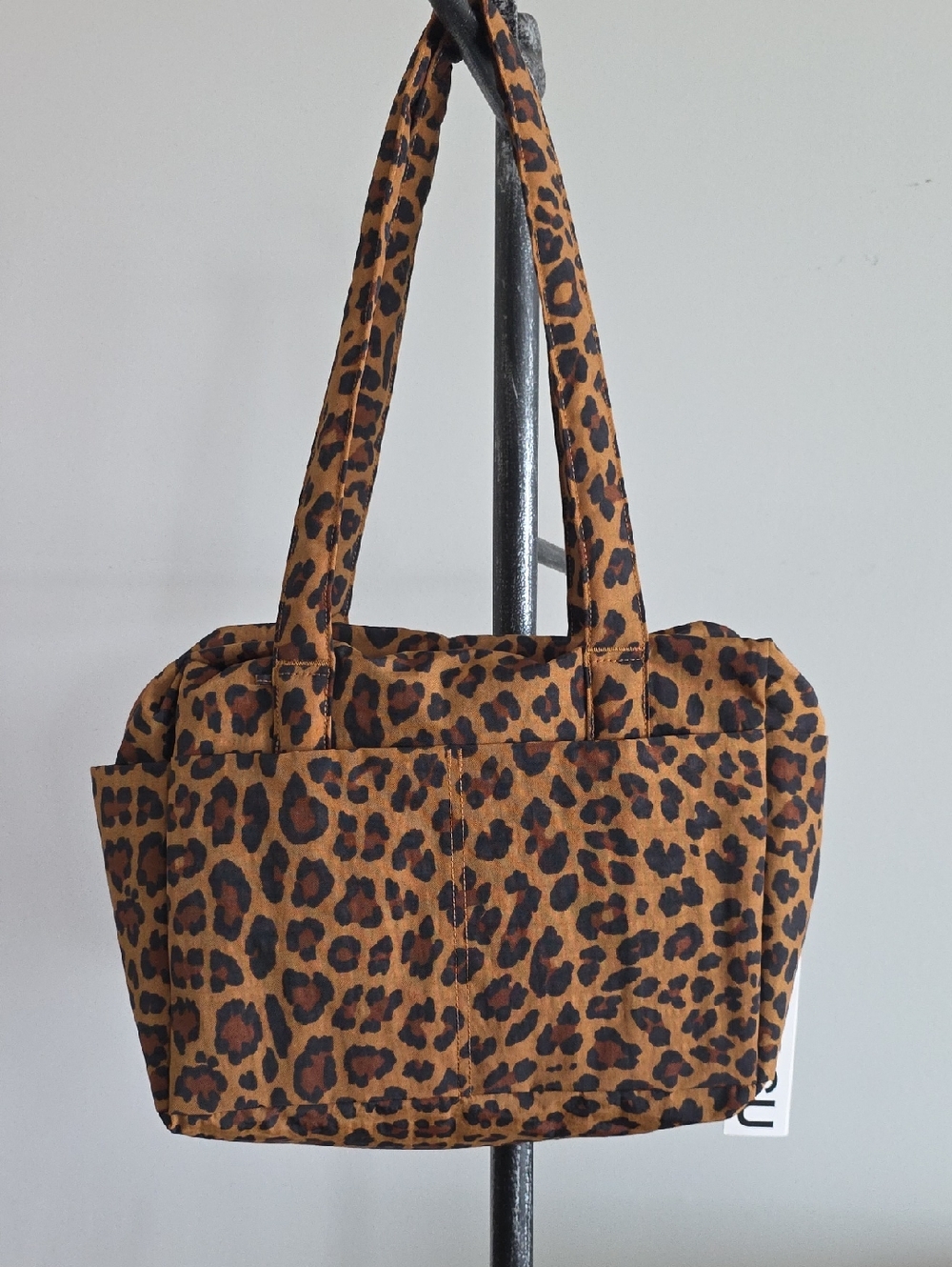 NWT Baggu Everyday Cloud Bag In Leopard - Picture 3 of 8